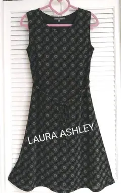 ★美品★ローラアシュレイ ワンピース ノースリーブ 花柄
