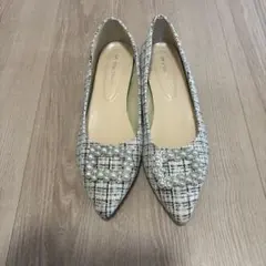 【美品】Oriental Traffic ビジュー付きフラットシューズ 24cm