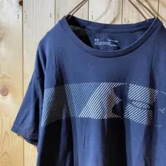 ss4610 アンダーアーマー 半袖 プリント Tシャツ 黒 XL