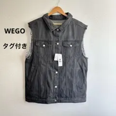 WEGO ウィゴー　オーバーサイズ　デニム ベスト　男女兼用　y2k