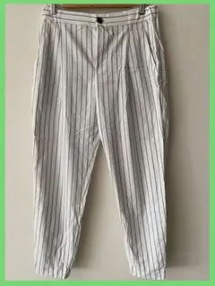 【訳あり新品・Mサイズ・早い者勝ち・即購入OK】UNIQLO ストライプパンツ