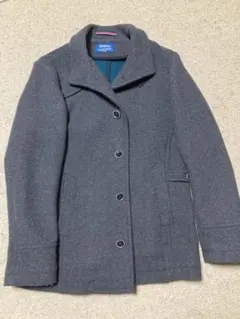 グレー ウールピーコート Lサイズ