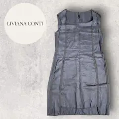 《美品》LIVIANA CONTI リビアナコンティ ノースリーブ ワンピース