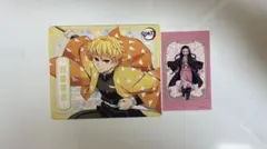 鬼滅の刃　我妻善逸　竈門禰豆子　クリアカード　マグネット