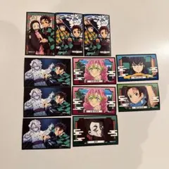 新品未使用 鬼滅の刃 デコステッカー3 シール 11枚セット