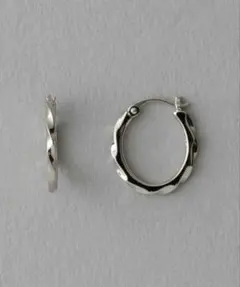 未使用 ete ツイスト フープピアス