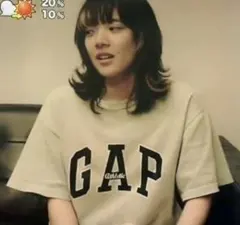 90s Old GAP ハーフジップ スウェット USA製 あいみょん着用
