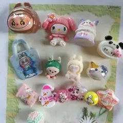 少し大きめのカスタムボールペンビーズ11個