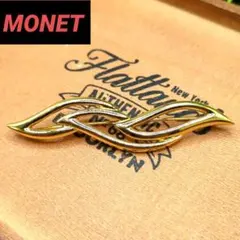 MONET モネ ヴィンテージ ブローチ ゴールド