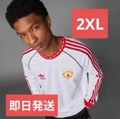 adidas Manchester United 長袖シャツ 2XL - メルカリ