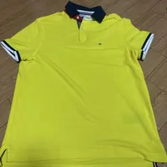 TOMMY HILFIGER ポロシャツ イエロー Mサイズ