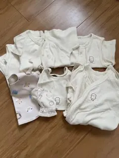 ベビー肌着 7点セット トースト刺繍