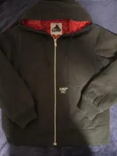 XLARGE グレー ジップアップジャケット XL - メルカリ