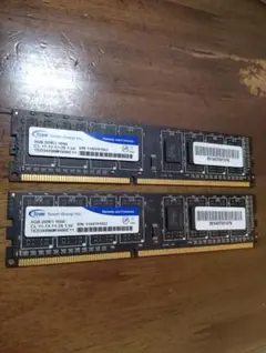 TEAM DDR3 4GB×2枚 計8GB PC3-12800のサムネイル
