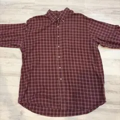 L.L.Bean 長袖シャツ チェック柄 コットン XL 古着のサムネイル