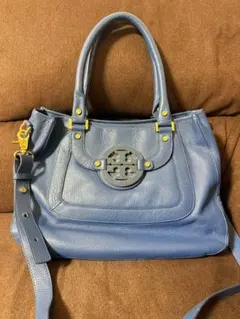 TORY BURCH ブルー 2way ショルダーバッグのサムネイル