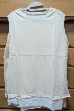 リバーシブル ノースリーブ トップス