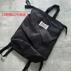 【スタイリッシュなのに大容量設計】EVERLAST 2WAY バッグ ブラック