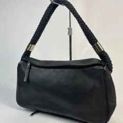 ケイトスペード　ハンドバッグ　レザー　ロープハンドル　ミニトート　ブラック