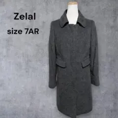 Zelal カシミヤコート 7AR チャコールグレー