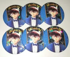 名探偵コナン 工藤新一 缶バッジ セット コナン展 30周年記念