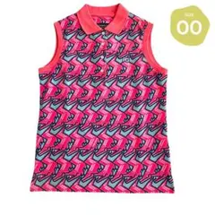 824 パーリーゲイツ 定価18,700円 ワニ柄ピンクシャツ 00 XS