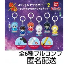 銀魂　めじるし アクセサリー 2　全6種フルコンプ　セット　ガチャ　フィギュア