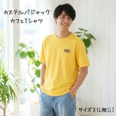 CASTELBAJAC イエロー Tシャツ ロゴ刺繍 40cm幅 60cm丈のサムネイル