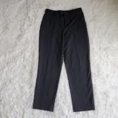 ユニクロUNIQLOスラックス パンツ 黒L　シンプル無地　オフィスカジュアル