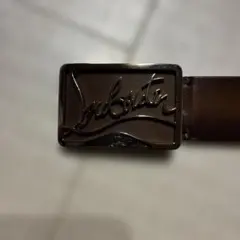 Louboutin ブラウンレザー ベルトのサムネイル