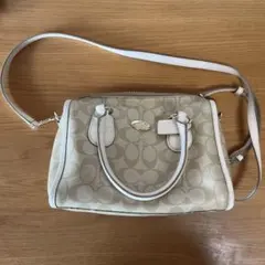 Coach ベージュ ショルダーバッグ