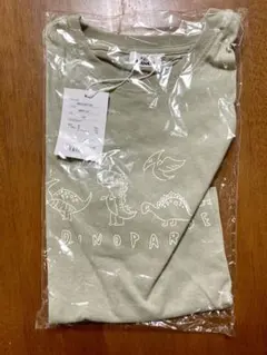 PAIRMANON ミントカラー恐竜Tシャツ 綿100 サイズ130のサムネイル