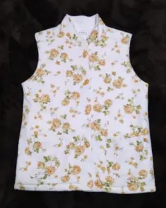 ナイトウェア　裏ボアベスト　エトワール海渡　花柄　Mサイズ