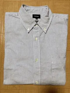 BEAMS ストライプ　半袖　オックスフォードシャツのサムネイル