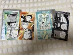 ハイキュー！！FANPARK シールプリントコレクション4枚　烏野　青城　稲荷崎