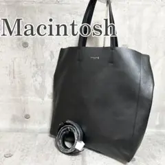 MACKINTOSH トートバッグ ハンドバッグ 2way ブラック A4