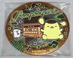 キラキラBIG缶バッジ　ポムポムプリン