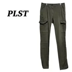 【PLST】スリムフィットカーゴパンツ　ミリタリー　スキニー