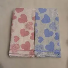 TOWEL MUSEUM ハート柄 フェイスタオル 2枚セットのサムネイル