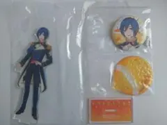 セガラッキーくじ　プロセカ　アクリルスタンド　缶バッジ　KAITO