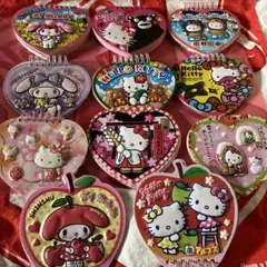 サンリオ♡ご当地　ハート、リンゴ型　バラメモ　11柄メモセット