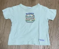 F.O.KIDS ハンバーガー刺繍 Tシャツ ライトグリーン 90のサムネイル