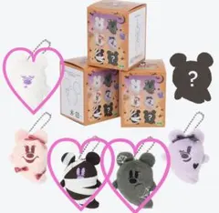 ディズニーハロウィン2025 ぬいぐるみチャーム3点セット