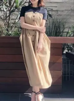 ジルスチュアート×sweet ユージニア　ベア風ドッキングワンピース