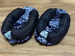 布3＊＊足半(あしなか) 布ぞうり 綿浴衣生地使用　足裏/足ツボ刺激　＊＊