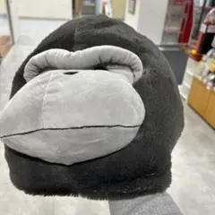 ゴリラ顔 ぬいぐるみ 被り物