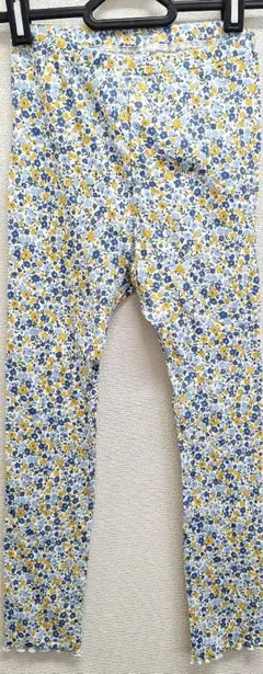 UNIQLO新品未使用 花柄 リブ レギンスパンツ２セットのサムネイル