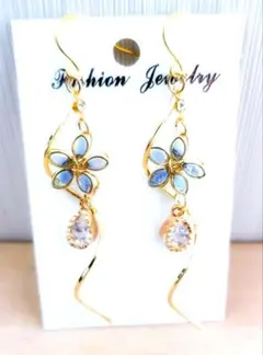 510②# ピアス ハンドメイド レジン フラワー 春ピアス 夏ピアス 花