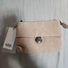 AZUL BY MOUSSY コーデュロイ ポーチ ベージュのサムネイル