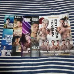 PRIME VIDEO BOXING/パンフレット/5冊/中谷潤人/那須川天心のサムネイル